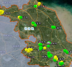 4月28日江苏13市空气质量扬州最好 徐州最差