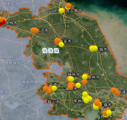 5月4日江苏13市空气质量常州最好 宿迁最差