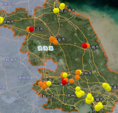 7月20日江苏有6市污染 盐城空气质量最差