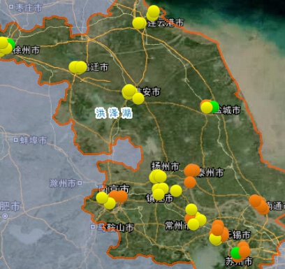 9月4日江苏空气质量排名:淮安最好 南通最差