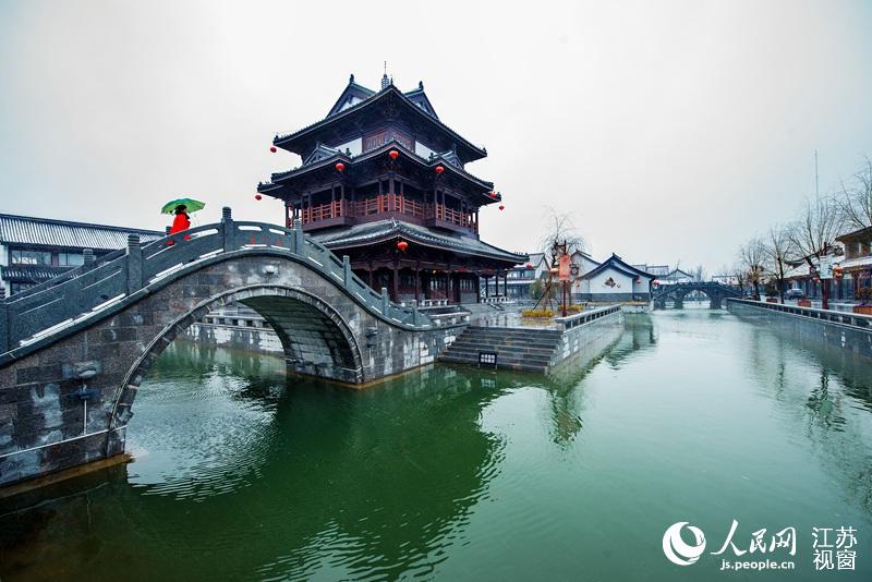 江苏洪泽整合世遗资源 水釜城小桥流水惹人醉