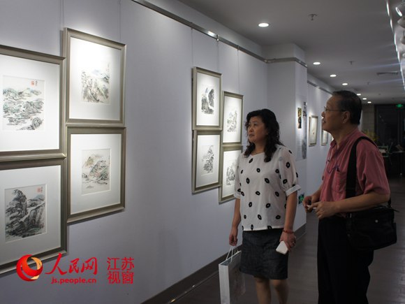 朱德荣南京办画展：画画是将鲜活生命放在纸上