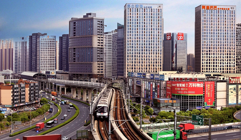 昆山城市掠影