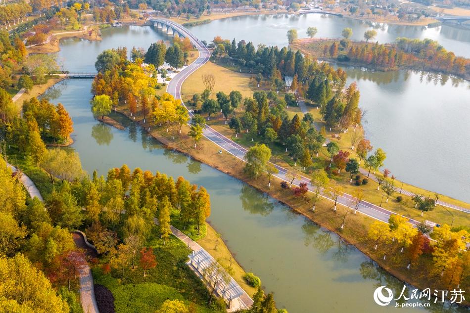 南京仙林羊山湖公園。李慧珍攝