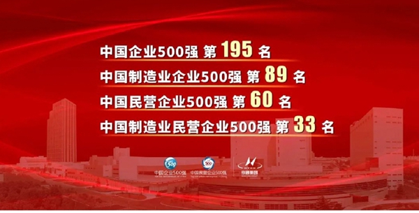 亨通集团荣登中国企业500强、中国民企500强最新榜单!
