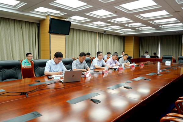 江蘇省推進自建房安全專項整治工作視頻會議現場。魯茂亮攝