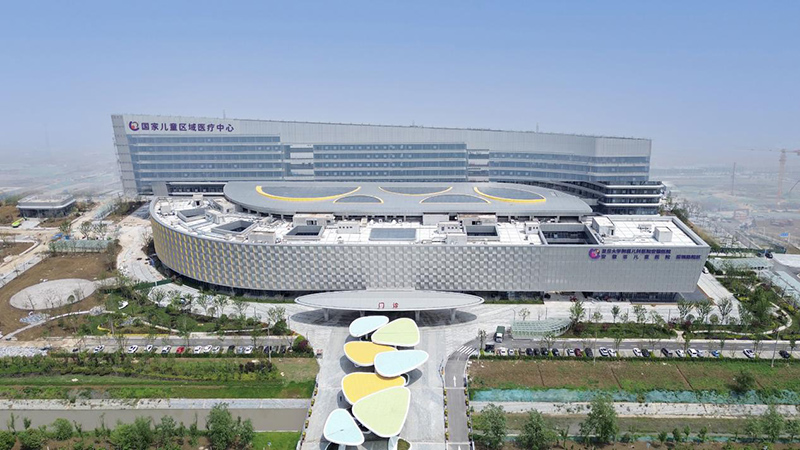 国家儿童区域医疗中心、复旦大学附属儿科医院安徽医院（安徽省儿童医院）总院（深圳路院区）全景 黄晔摄
