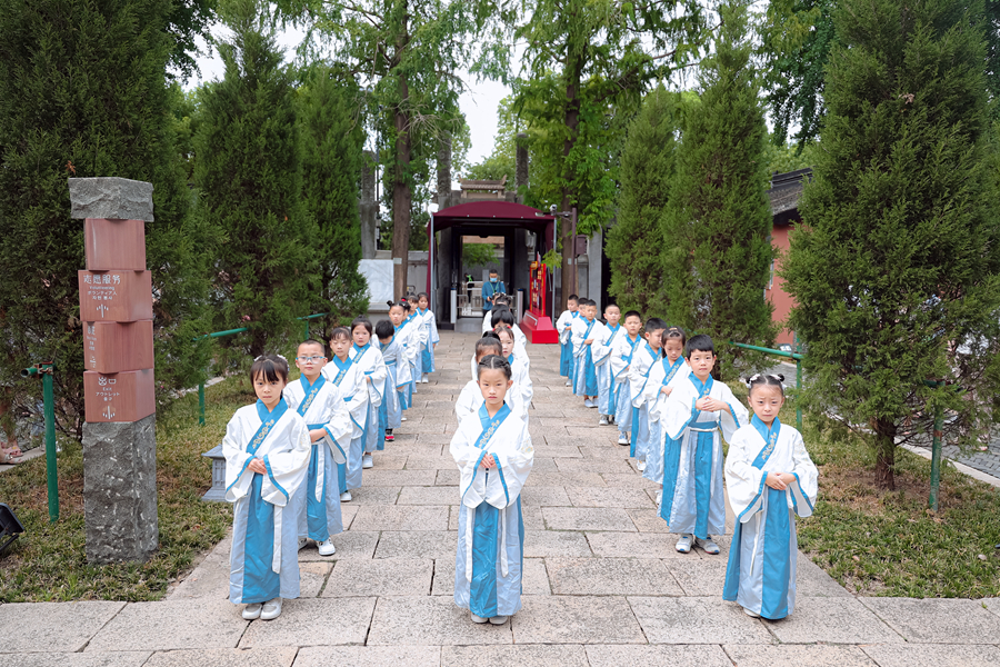 活動現場。梅村街道供圖