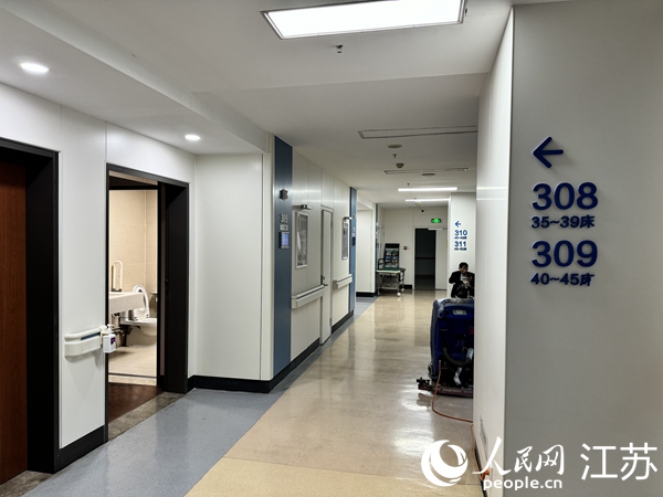 309、310、311是蓮花社區衛生服務中心探索開辟的安寧病房。人民網記者 馬曉波攝