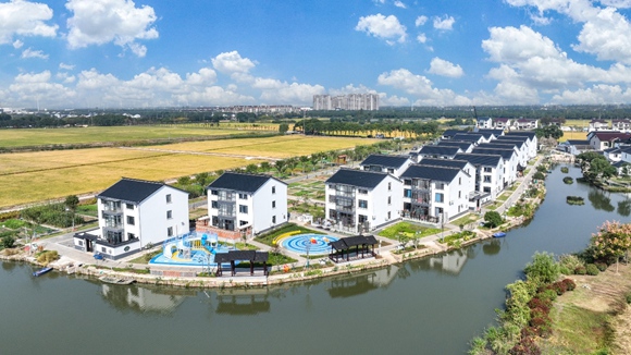 巴城镇东阳澄湖村费家浜。昆山市住建局供图