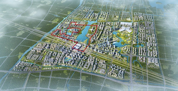 苏州高铁新城城乡建设碳达峰碳中和先导区规划图。苏州高铁新城供图