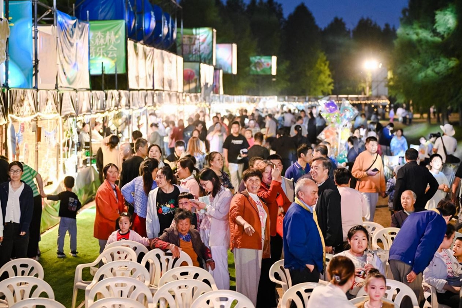 市民游客参加游园会。泰兴市委宣传部供图