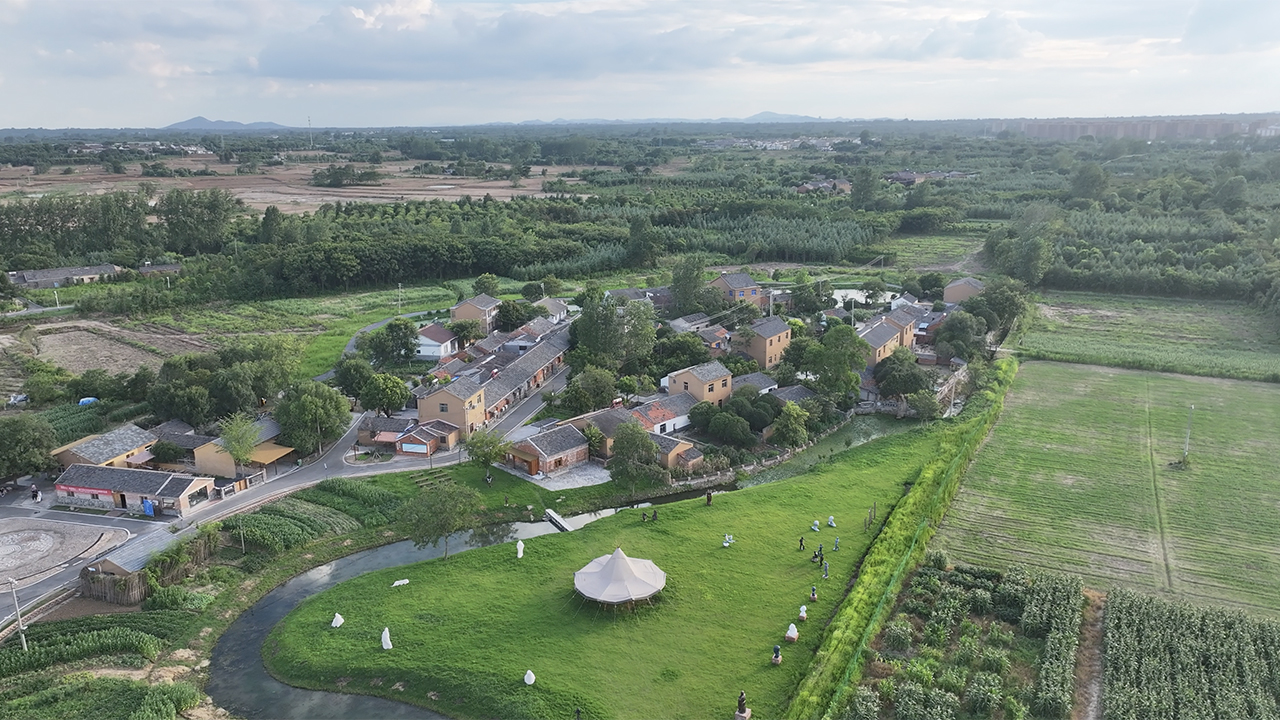 南京市浦口区赵湖村。人民网 李昱辰摄