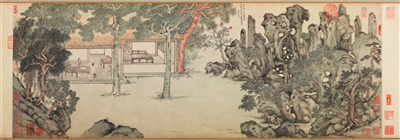 明代文徵明《真赏斋卷》（中国国家博物馆藏）。苏州博物馆供图