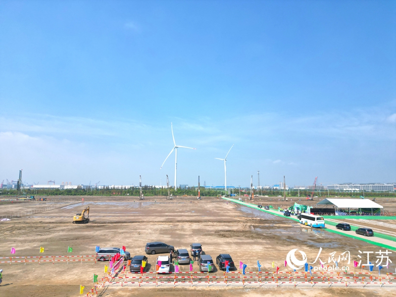 項目施工現場。人民網記者 王繼亮攝