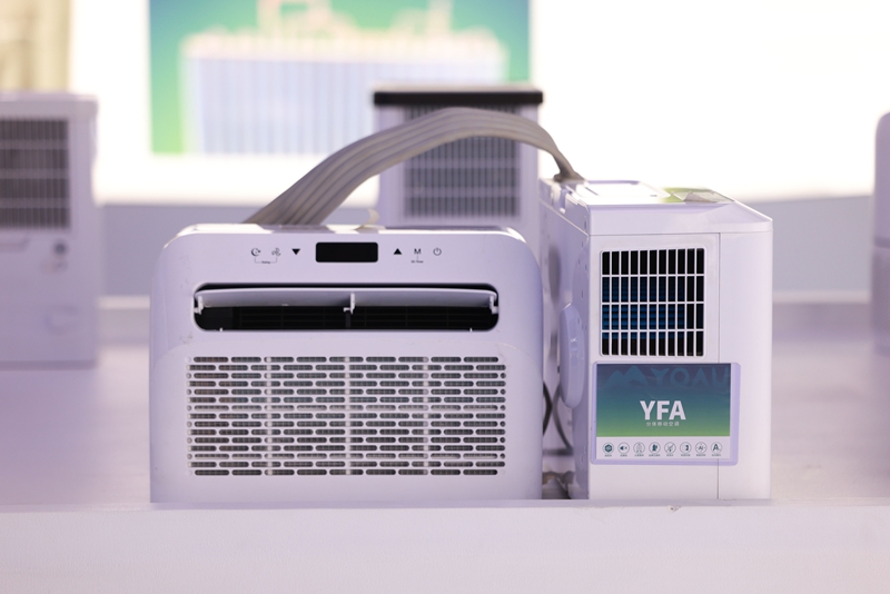 江蘇友奧智能科技股份有限公司在亞馬遜電商平台上銷售的分體式空調，可以運用至房車、露營等多個移動場景。