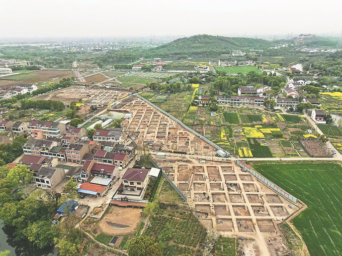 斗山遗址航拍。