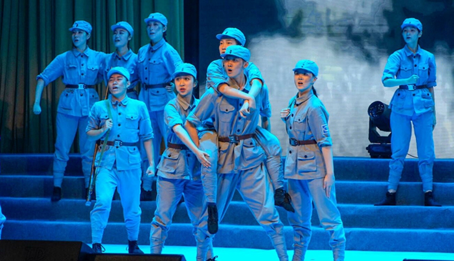 南京溧水區“歌聲裡的新四軍”音樂黨課開講
