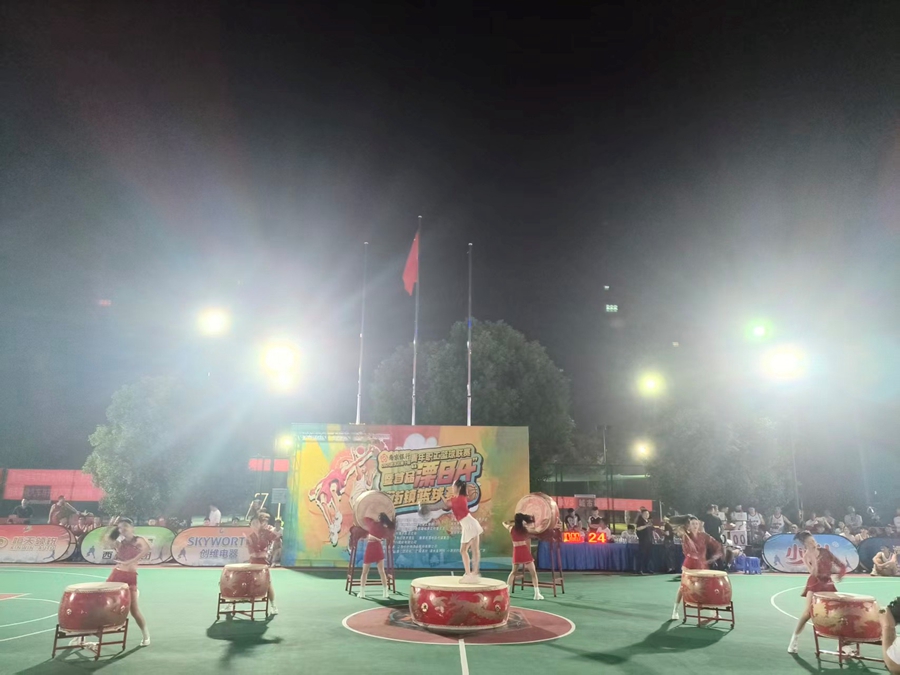 赛前文艺演出。南京溧水经济开发区供图