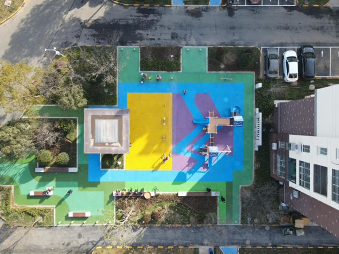 改造后的南方花园4-6期。淮安经开区供图