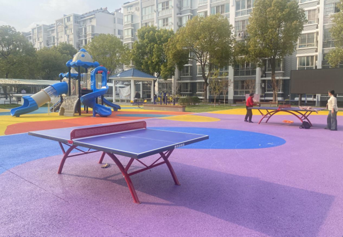 改造后的威海花园。淮安经开区供图