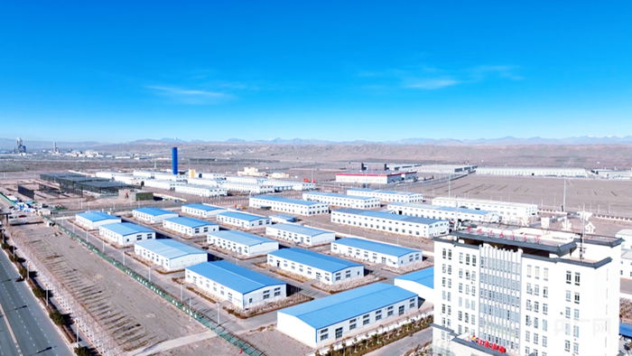 航拍克州江苏产业园。