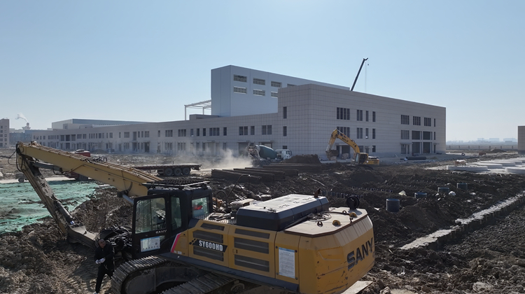 宏瑞兴新材料30亿元覆铜板项目建设现场。受访方供图