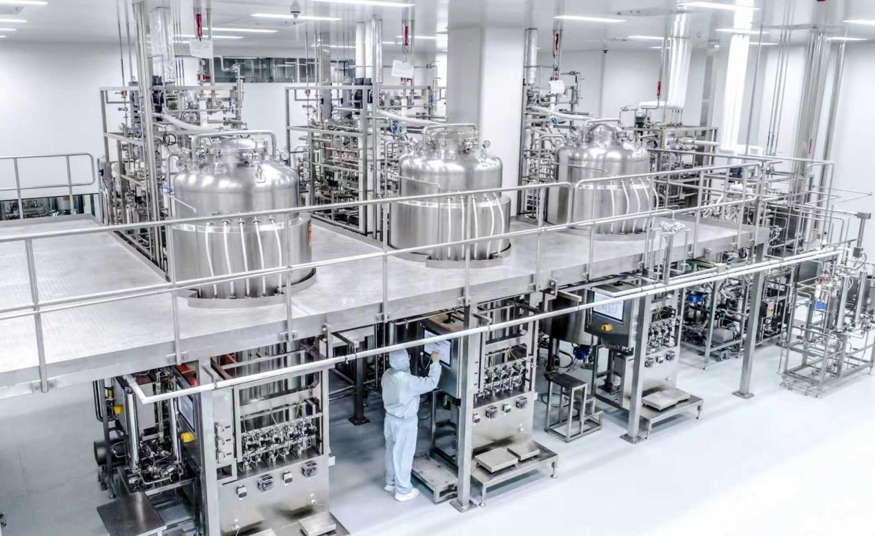 信达生物生产车间。受访者供图