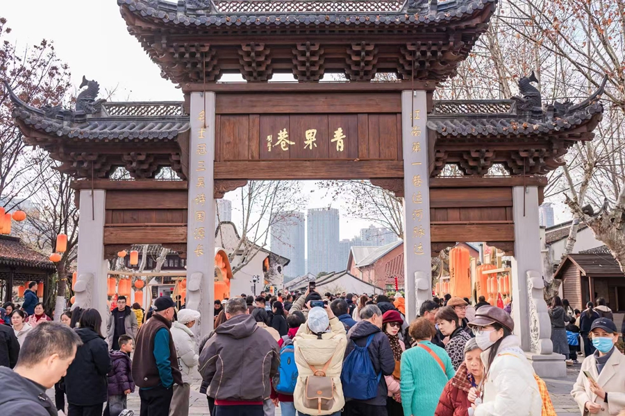青果巷迎来超高人气。常州市委网信办供图