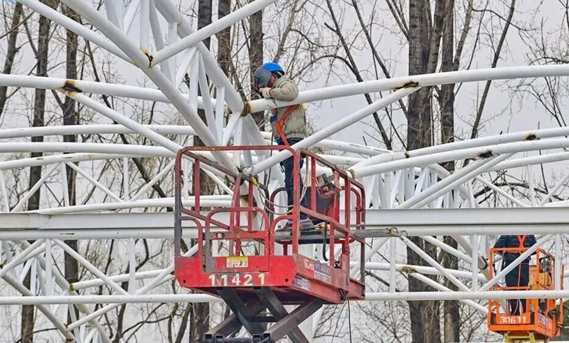 江蘇正循生物科技有限公司智能健康產業園項目建設現場。沭陽縣委宣傳部供圖