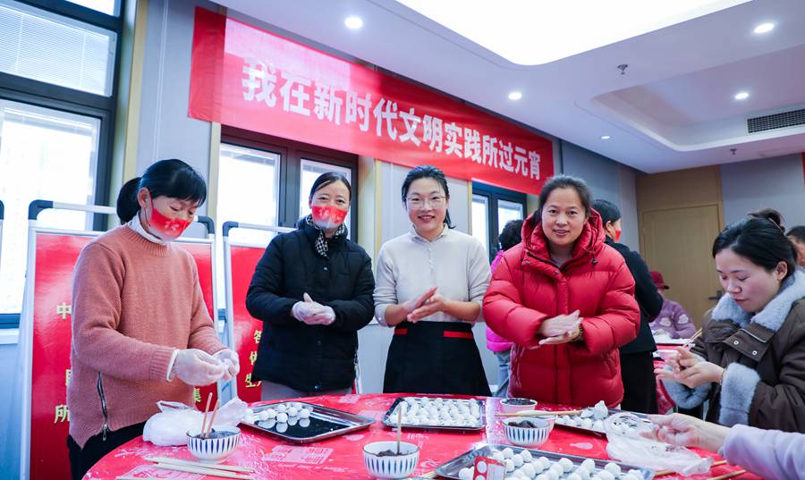 活動現場。沿江街道供圖