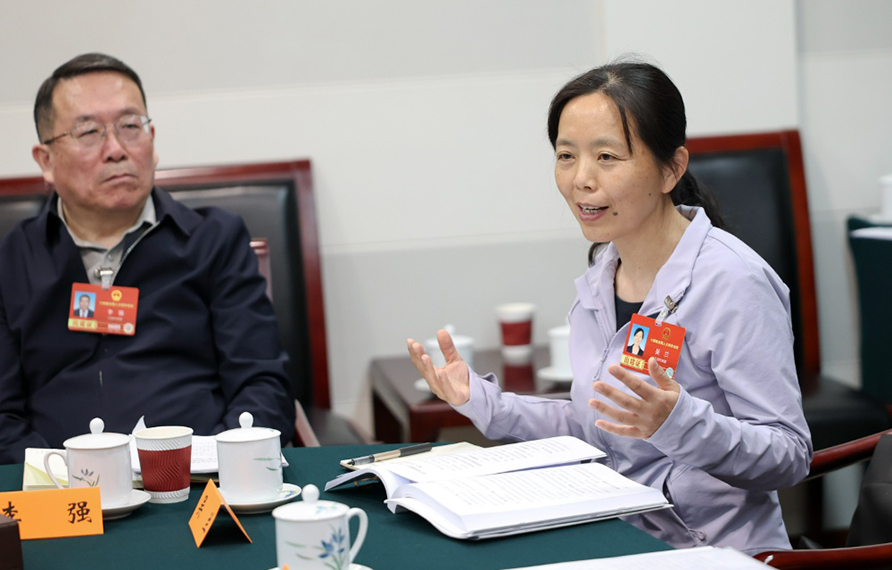 江蘇代表團召開小組會議審議法律草案