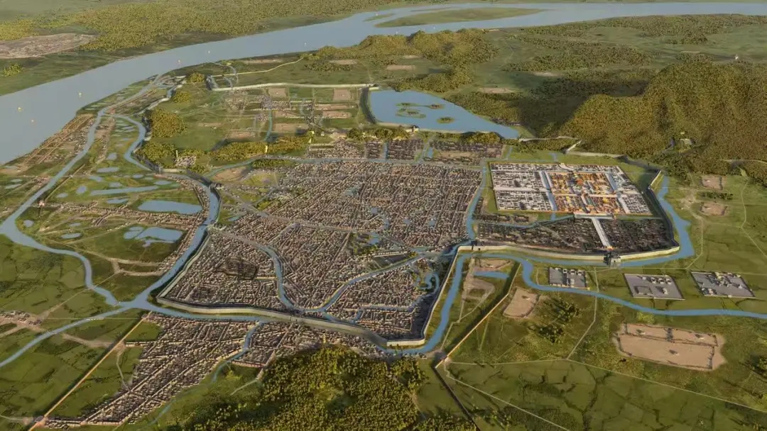 明代南京京城城牆復原圖