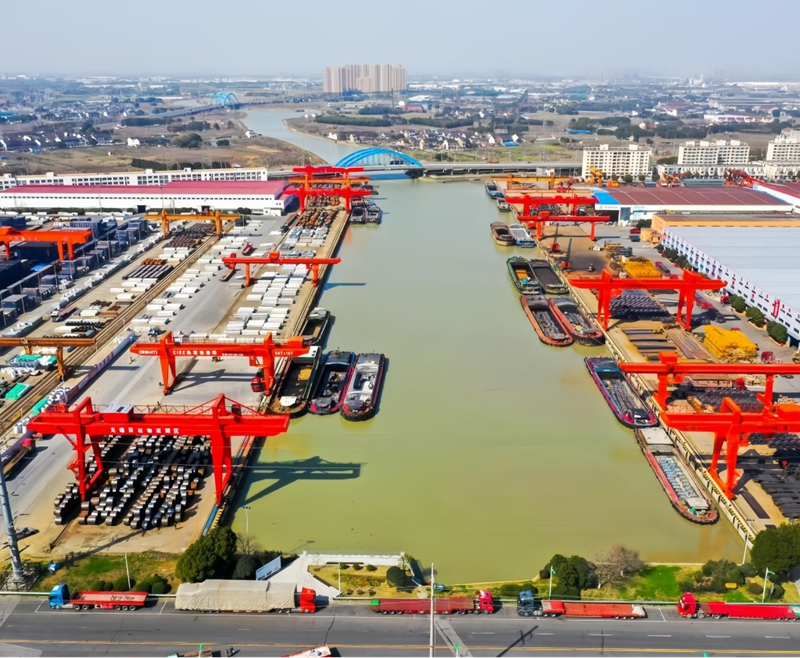 無錫西站物流園實景圖。恆豐銀行供圖