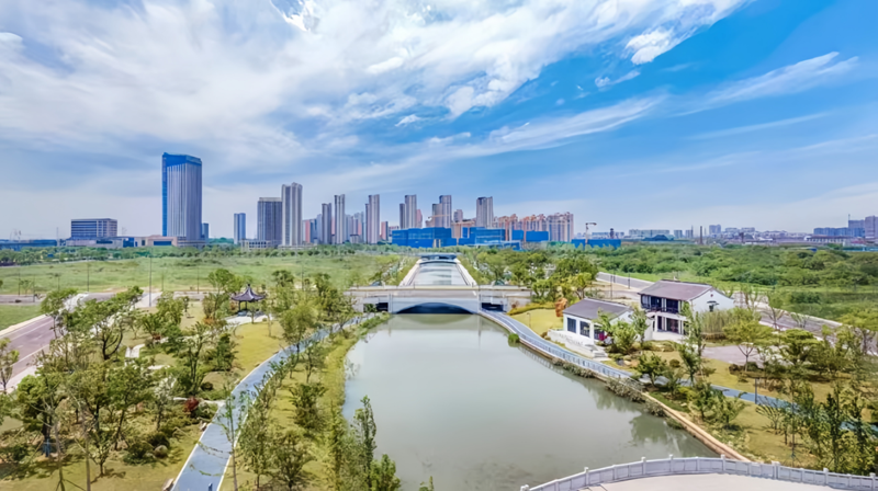 無錫惠山區前洲街道一角。恆豐銀行供圖