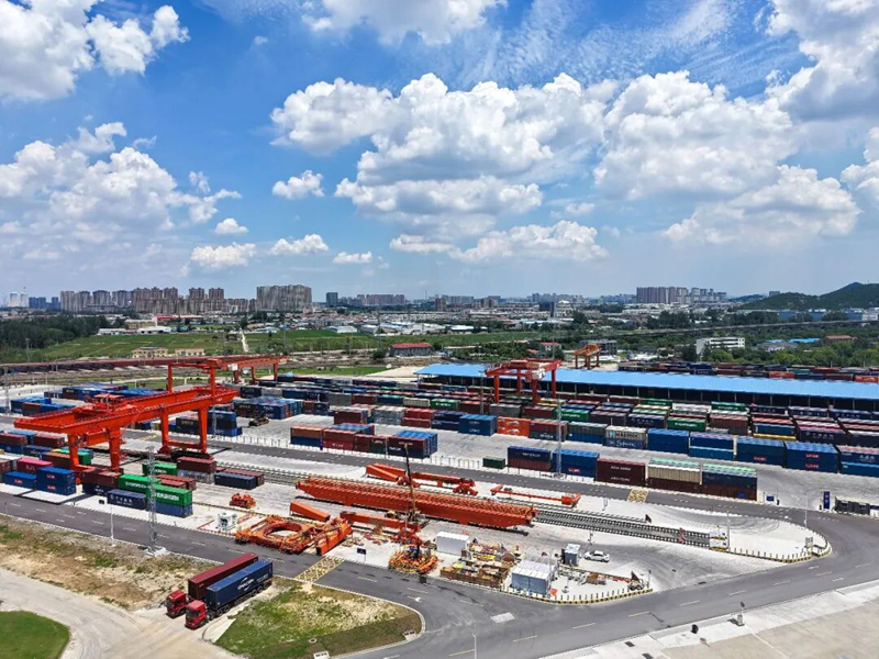 徐州淮海國際陸港。受訪者供圖