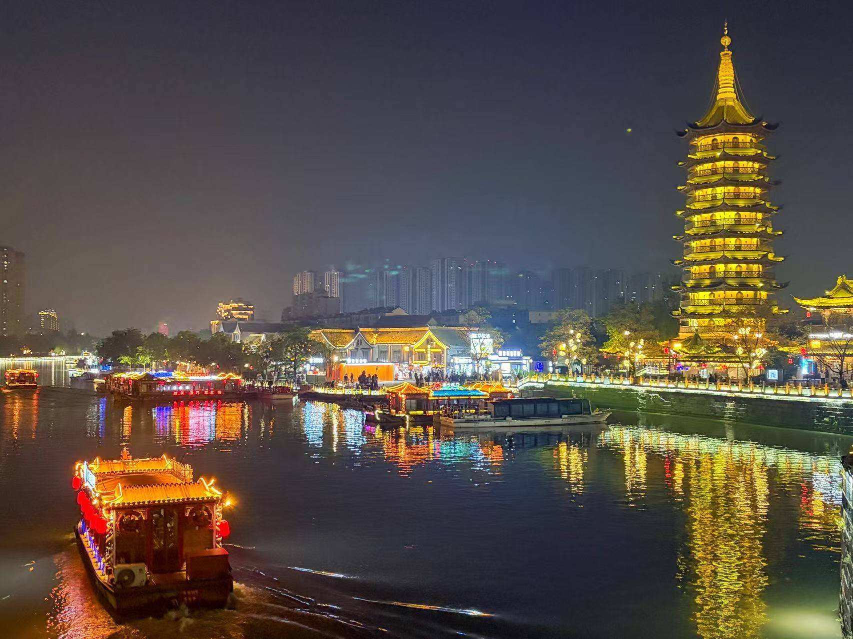 清江浦夜景。清江浦区委宣传部供图