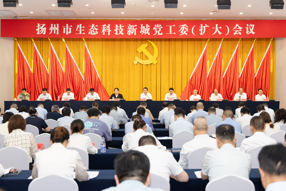 會議現場。揚州生態科技新城供圖