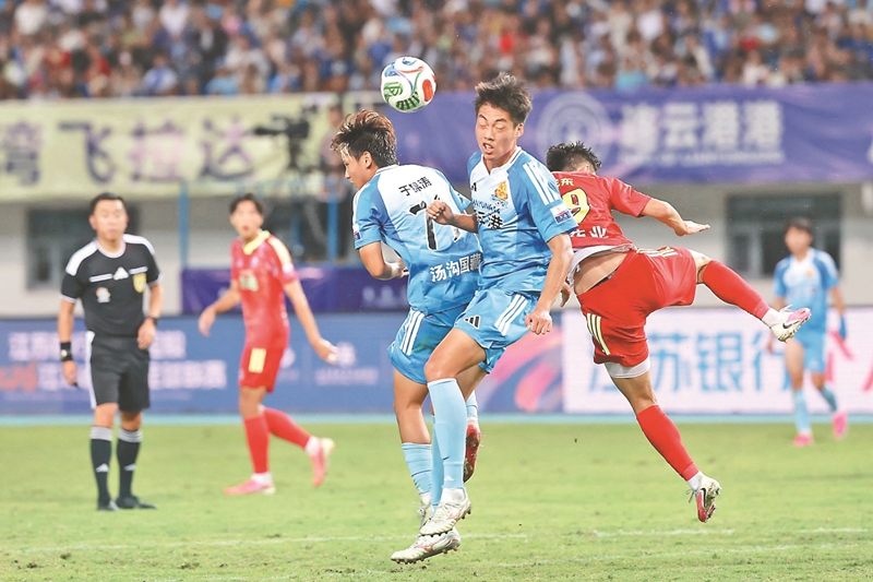 “蘇超”常規賽漸入尾聲 “搶八大戰”更趨白熱化  