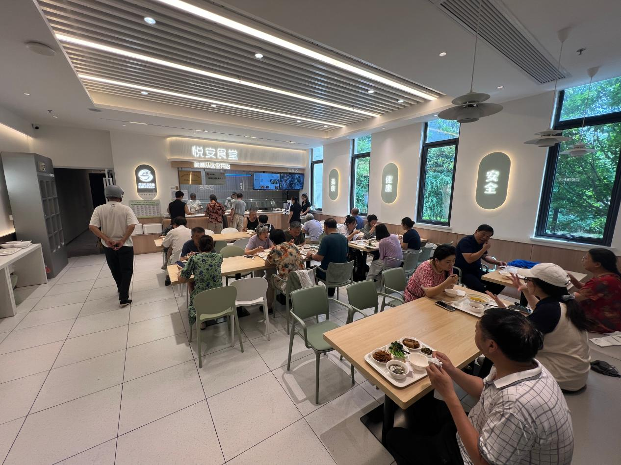 “悅”安食堂。月安社區供圖