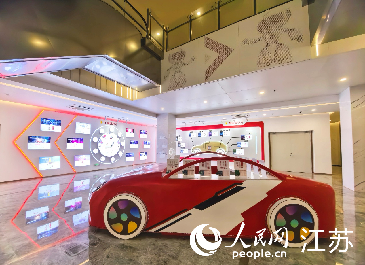 江蘇帝奧微電子股份有限公司展廳。人民網記者 王繼亮攝