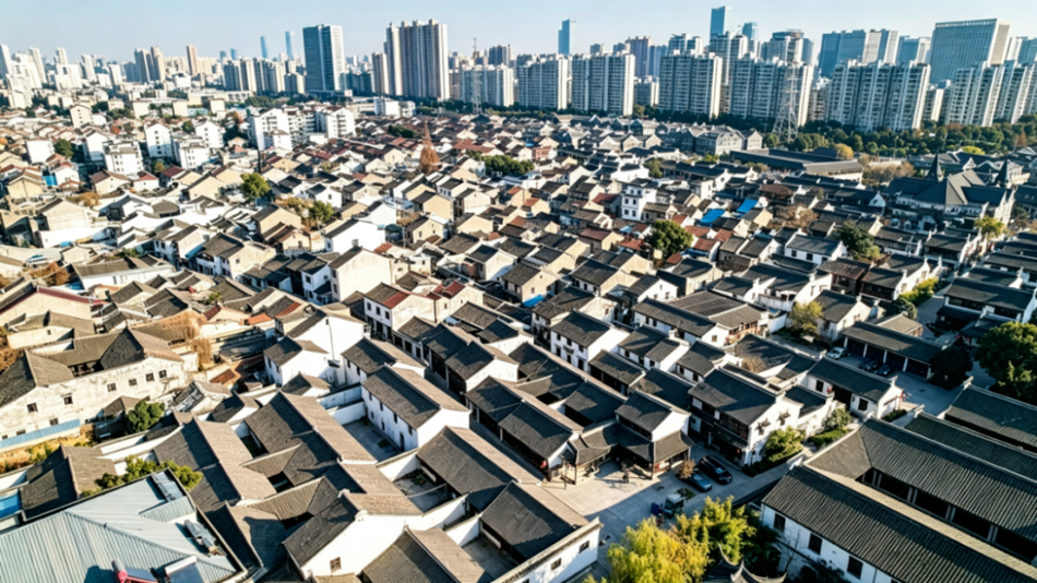 航拍荣巷历史文化街区。滨湖资产集团供图