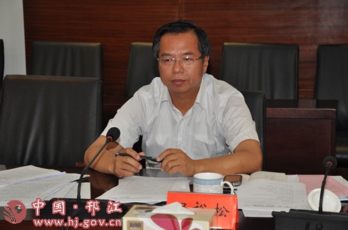 邗江区召开招商引资和科技合作项目过堂会