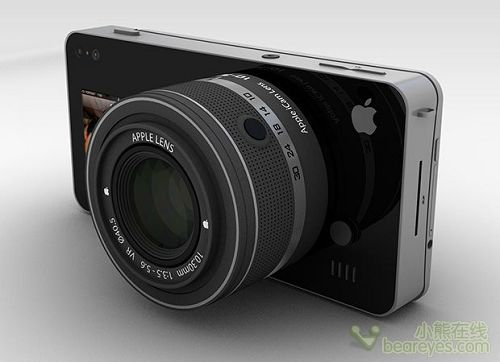 icam苹果数码概念相机 拆开后成iphone