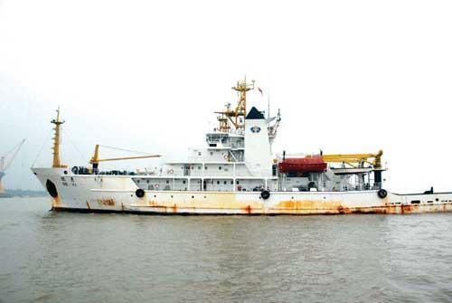 江苏翔晟造全国最大船锚 在如皋顺利出水