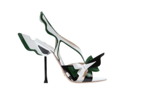 Prada2012年春夏款高跟鞋 均装上了翅膀