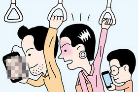 韩国地铁公然观看不雅视频者增加 女性尴尬