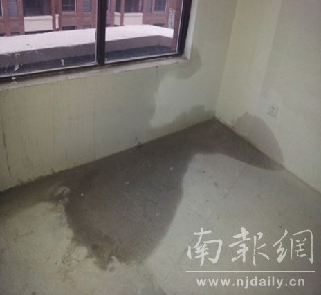 南京保利紫晶山成了楼水水 业主闹退房