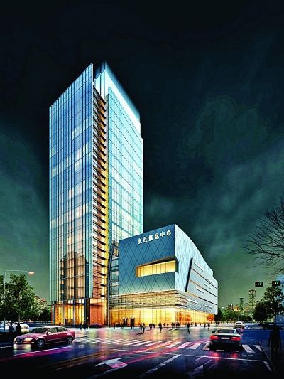 南京下关江边路将建5幢高层商务楼宇