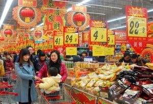 扬州9大超市日销售额破3000万元 创历年新高